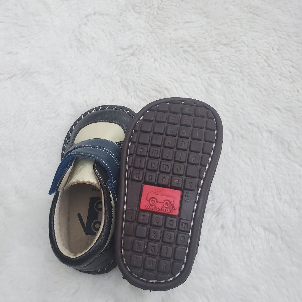 KEEN Baby Walker Shoes in Black and Blue SIZE 5T - Picture 7 of 8